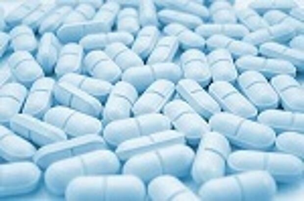 blaue Tabletten