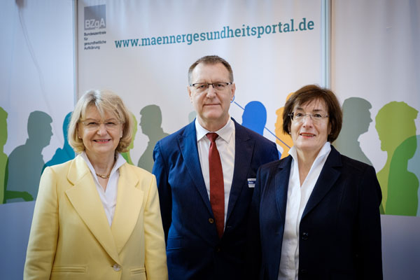 Eindrücke von der Männergesundheitskonferenz 2020 Gruppenbild mit Frau Prof. Dr. Thaiss