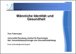 Titelbild der Fachpublikation "Männliche Identität und Gesundheit," Titelbild der Fachpublikation "Männliche Identität und Gesundheit,"